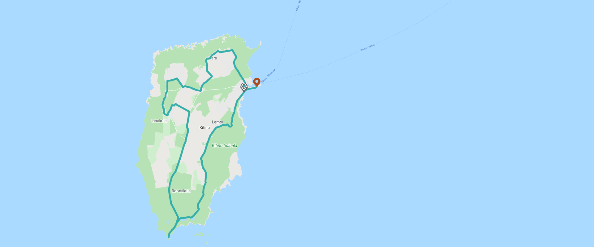 Klick auf der Karte um die Route zu sehen
